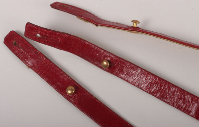 Grenadier Guards Field Officers Black Leather Sabretache - 6