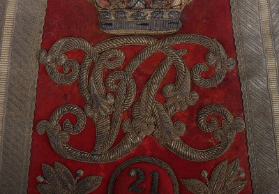 21st Hussars Officers Full Dress Sabretache, circa 1861&ndash;1876 - 3