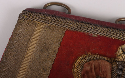 21st Hussars Officers Full Dress Sabretache, circa 1861&ndash;1876 - 6