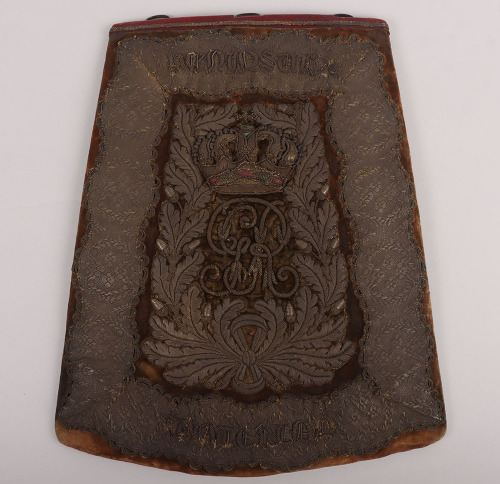 1st (Royal) Dragoons Officers Full Dress Sabretache, circa 1816-1830