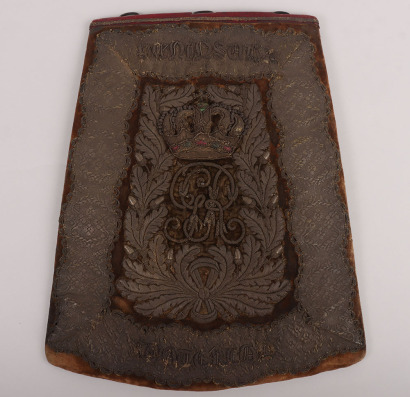 1st (Royal) Dragoons Officers Full Dress Sabretache, circa 1816-1830