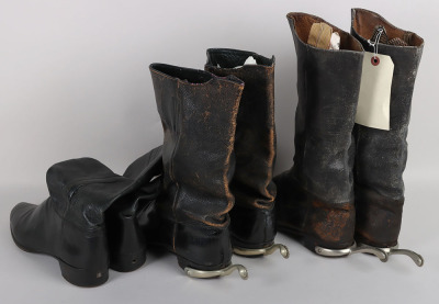 An assortment of Military boots - 5