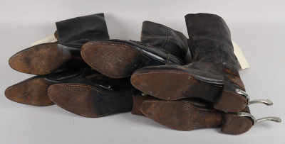 An assortment of Military boots - 6