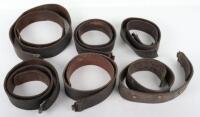 6x WW2 German Belt Leathers