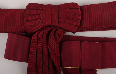 Two Crimson Officers Sashes - 2
