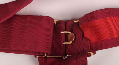 Two Crimson Officers Sashes - 4