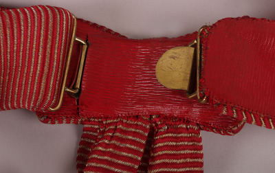 Three Military Officers Levee Dress Waist Belts - 5
