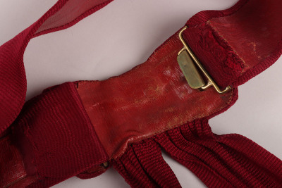 Two Crimson Officers Sashes, - 5