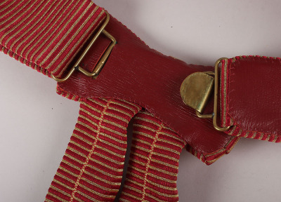 Two Military Officers Levee Dress Waist Belts - 5