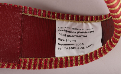 Two Military Officers Levee Dress Waist Belts - 6