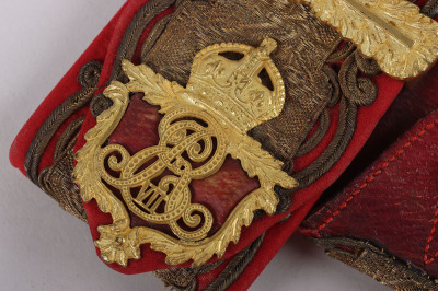 7th The Queen&rsquo;s Own Hussars Edwardian Period Officers Pouch Belt - 3