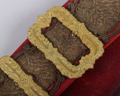 7th The Queen&rsquo;s Own Hussars Edwardian Period Officers Pouch Belt - 5