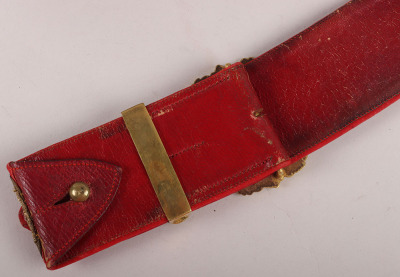 7th The Queen&rsquo;s Own Hussars Edwardian Period Officers Pouch Belt - 7