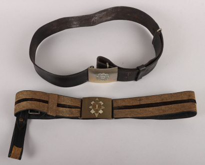 Highland Light Infantry Late Victorian Period Other Ranks Waist Belt