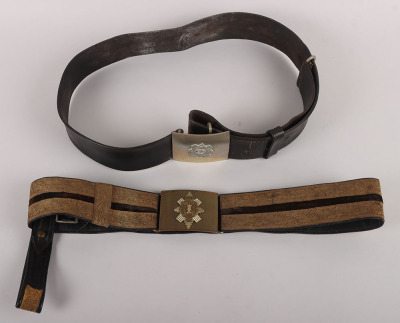 Highland Light Infantry Late Victorian Period Other Ranks Waist Belt