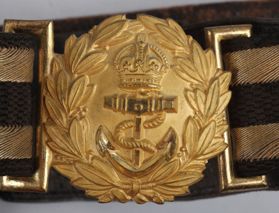 Two Post 1902 Officers Full Dress Waist Belts - 2