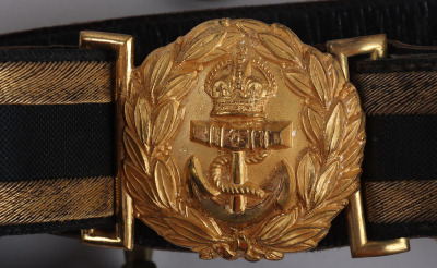 Two Post 1902 Officers Full Dress Waist Belts - 4