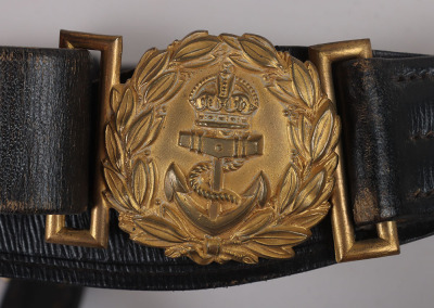 Two Post 1902 Officers Full Dress Waist Belts - 5
