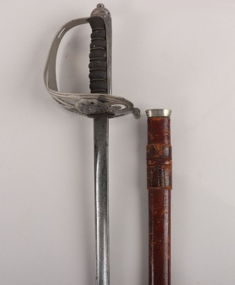 An 1854 Pattern Officers Piquet Weight Sword of the Coldstream Guards by HENRY WILKINSON PALL MALL LONDON No.56297