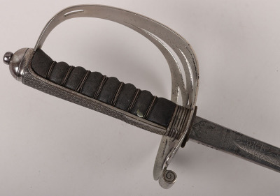 An 1854 Pattern Officers Piquet Weight Sword of the Coldstream Guards by HENRY WILKINSON PALL MALL LONDON No.56297 - 3