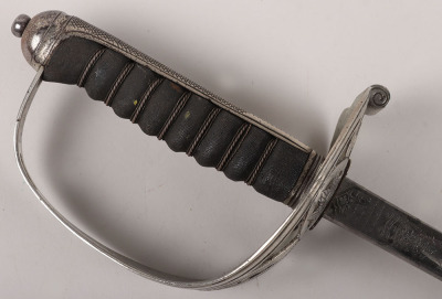 An 1854 Pattern Officers Piquet Weight Sword of the Coldstream Guards by HENRY WILKINSON PALL MALL LONDON No.56297 - 4