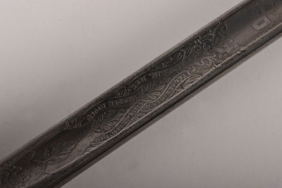 An 1854 Pattern Officers Piquet Weight Sword of the Coldstream Guards by HENRY WILKINSON PALL MALL LONDON No.56297 - 7