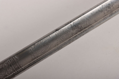 An 1854 Pattern Officers Piquet Weight Sword of the Coldstream Guards by HENRY WILKINSON PALL MALL LONDON No.56297 - 16