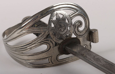An 1854 Pattern Officers Piquet Weight Sword of the Coldstream Guards by HENRY WILKINSON PALL MALL LONDON No.56297 - 17