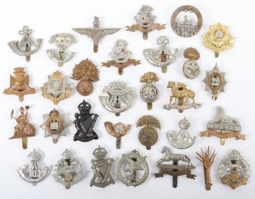 30x British Infantry Regimental Cap Badges