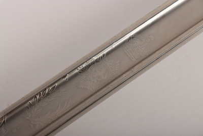 An 1854 Pattern George 5th Coldstream Guards Officers Sword of Brigadier L. M. Biggs CVO, DSO, MC & bar, - 17