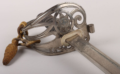 An 1854 Pattern George 5th Coldstream Guards Officers Sword of Brigadier L. M. Biggs CVO, DSO, MC & bar, - 20