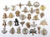 30x British Infantry Regimental Cap Badges - 2