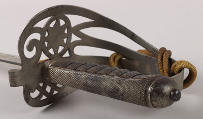 An 1854 Pattern George 5th Coldstream Guards Officers Sword of Brigadier L. M. Biggs CVO, DSO, MC & bar, - 22