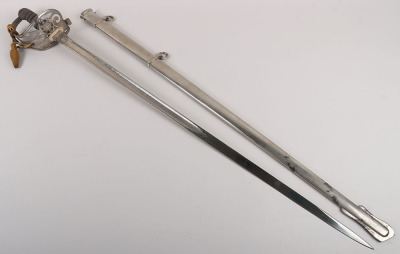 An 1854 Pattern George 5th Coldstream Guards Officers Sword of Brigadier L. M. Biggs CVO, DSO, MC & bar, - 23