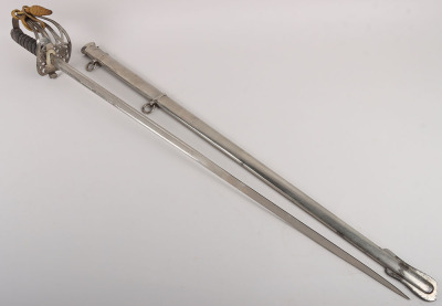 An 1854 Pattern George 5th Coldstream Guards Officers Sword of Brigadier L. M. Biggs CVO, DSO, MC & bar, - 24