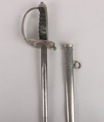 An 1854 Pattern George 5th Coldstream Guards Officers piquet weight sword of Brigadier L. M. Biggs CVO, DSO, MC & bar