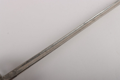 An 1854 Pattern George 5th Coldstream Guards Officers piquet weight sword of Brigadier L. M. Biggs CVO, DSO, MC & bar - 12