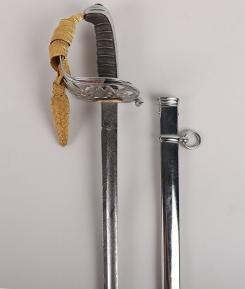 A Victorian 1854 Pattern Scots Guards Officers piquet weight sword of Lt. Col. Francis Haygarth