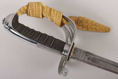 A Victorian 1854 Pattern Scots Guards Officers piquet weight sword of Lt. Col. Francis Haygarth - 4