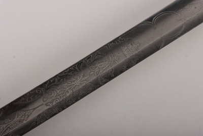 A Victorian 1854 Pattern Scots Guards Officers piquet weight sword of Lt. Col. Francis Haygarth - 12