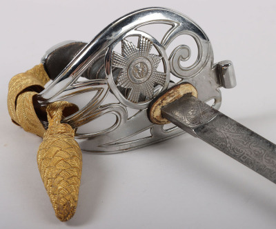 A Victorian 1854 Pattern Scots Guards Officers piquet weight sword of Lt. Col. Francis Haygarth - 15