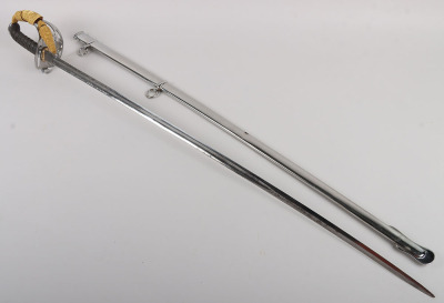 A Victorian 1854 Pattern Scots Guards Officers piquet weight sword of Lt. Col. Francis Haygarth - 20