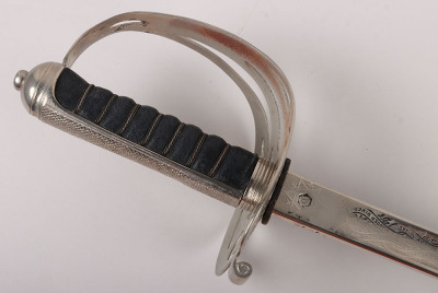 A George 5th 1854 Pattern Scots Guards Officers sword of The Hon. Victor Alexander William Brisbane Cochrane-Baille MC, 3rd Baron Lamington - 3