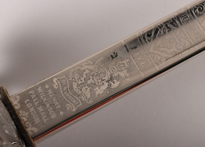 A George 5th 1854 Pattern Scots Guards Officers sword of The Hon. Victor Alexander William Brisbane Cochrane-Baille MC, 3rd Baron Lamington - 6