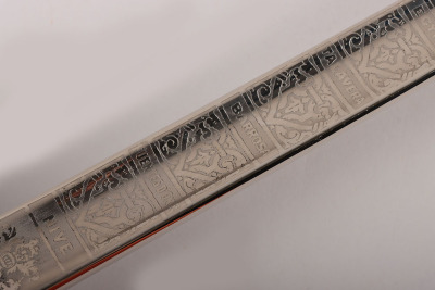 A George 5th 1854 Pattern Scots Guards Officers sword of The Hon. Victor Alexander William Brisbane Cochrane-Baille MC, 3rd Baron Lamington - 8