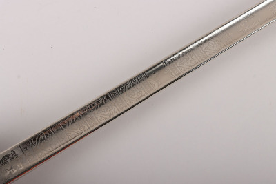 A George 5th 1854 Pattern Scots Guards Officers sword of The Hon. Victor Alexander William Brisbane Cochrane-Baille MC, 3rd Baron Lamington - 10