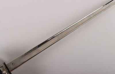 A George 5th 1854 Pattern Scots Guards Officers sword of The Hon. Victor Alexander William Brisbane Cochrane-Baille MC, 3rd Baron Lamington - 12