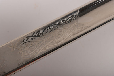 A George 5th 1854 Pattern Scots Guards Officers sword of The Hon. Victor Alexander William Brisbane Cochrane-Baille MC, 3rd Baron Lamington - 14