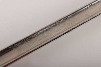 A George 5th 1854 Pattern Scots Guards Officers sword of The Hon. Victor Alexander William Brisbane Cochrane-Baille MC, 3rd Baron Lamington - 16