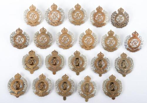 Quantity of Royal Engineers Warrant Officer Cap Badges